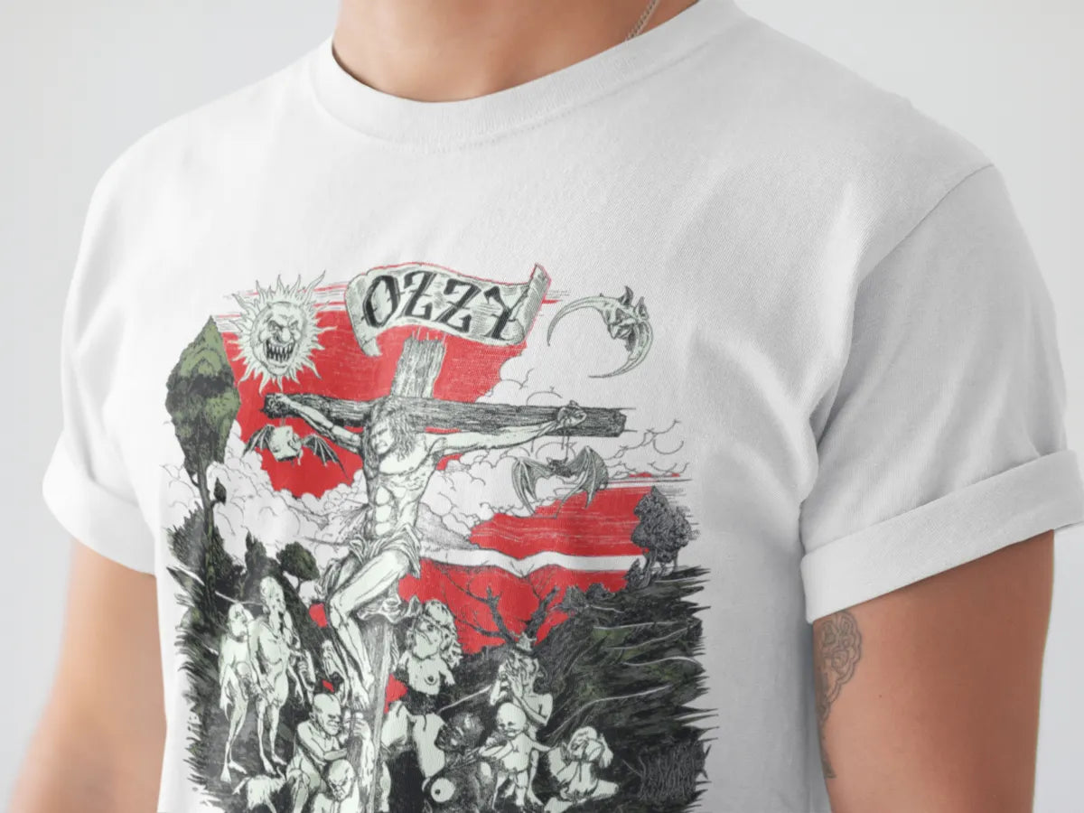 Playera Camiseta Ozzy Osbourne Crucifixion Retro 91