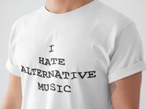 Playera Camiseta I Hate Alternative Music