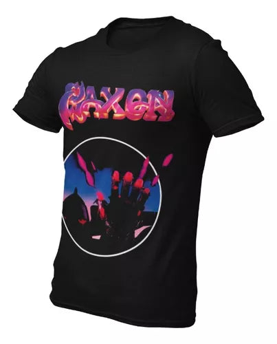 Playera Camiseta Saxon Power And The Glory