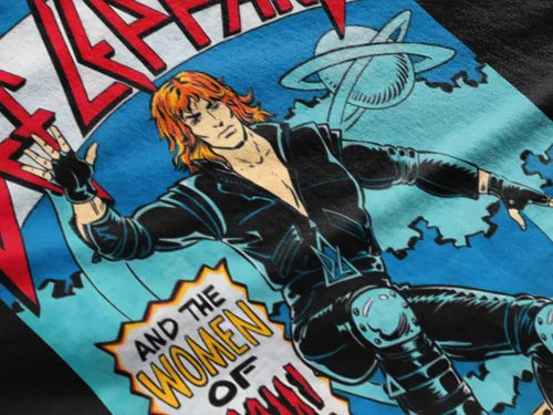 Playera Camiseta Def Leppard Hysteria Comic