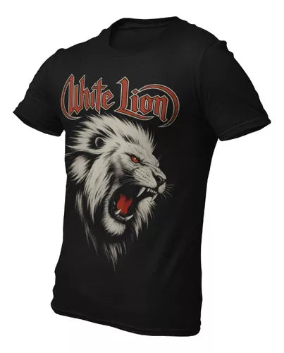 Playera Camiseta White Lion Pride