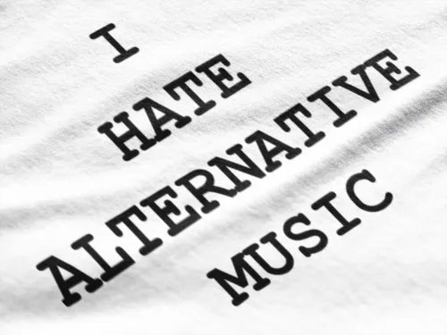 Playera Camiseta I Hate Alternative Music