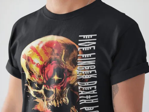 Playera Camiseta Five Finger Death Punch Roll Dem Bones