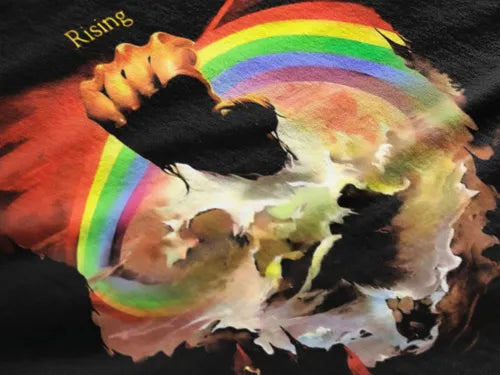 Playera Camiseta Rainbow Rising