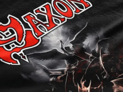 Playera Camiseta Saxon Hell Fire And Damnation