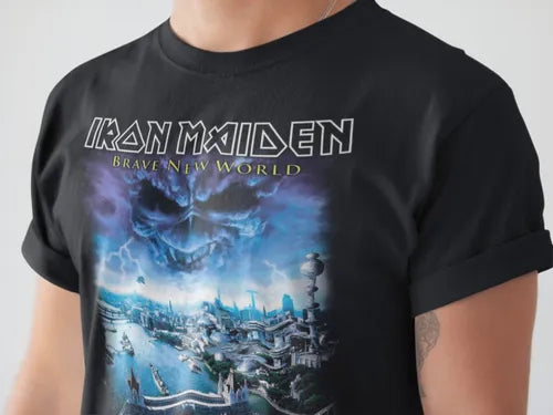 Playera Camiseta Iron Maiden Brave New World