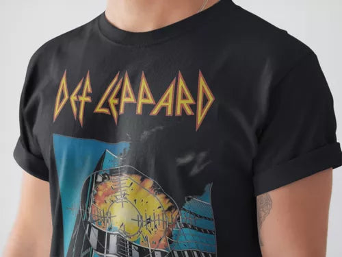 Playera Camiseta Def Leppard Pyromania