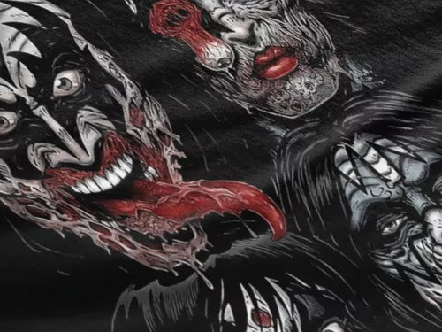 Playera Camiseta Kiss Zombies