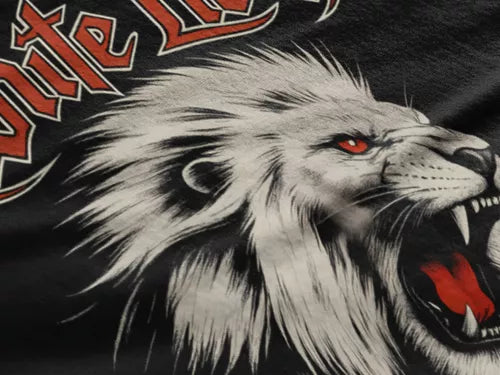 Playera Camiseta White Lion Pride