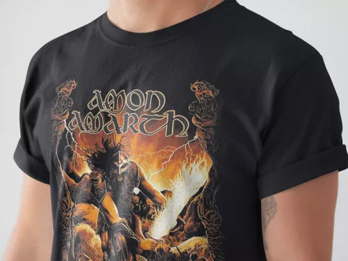 Playera Camiseta Amon Amarth Surtur Rising