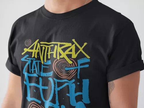 Playera Camiseta Anthrax State Of Euphoria Graffiti