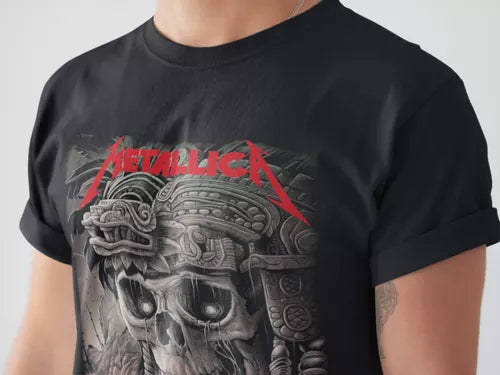Playera Camiseta Metallica M72 Mexihkah Tzilacatzin