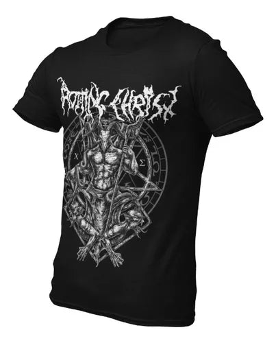 Playera Camiseta Rotting Christ Lucifer Over Athens