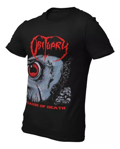 Playera Camiseta Obituary Cause Of Death