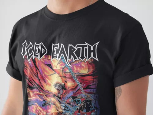 Playera Camiseta Iced Earth Dark Saga Spawn