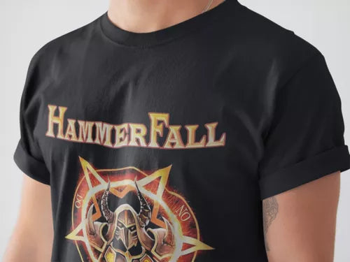Playera Camiseta Hammerfall Domination