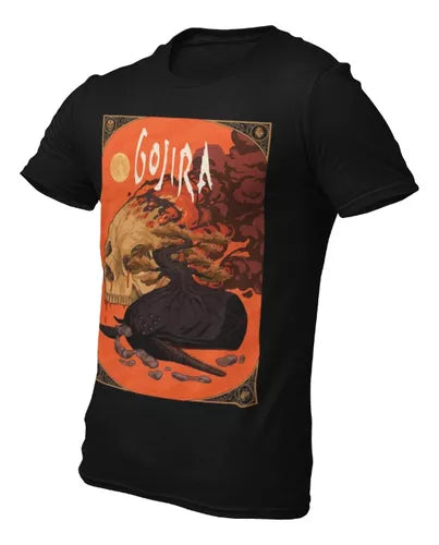 Playera Camiseta Gojira Elemental Fury