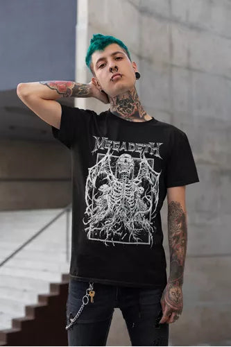 Playera Camiseta Megadeth Crush The World Tour