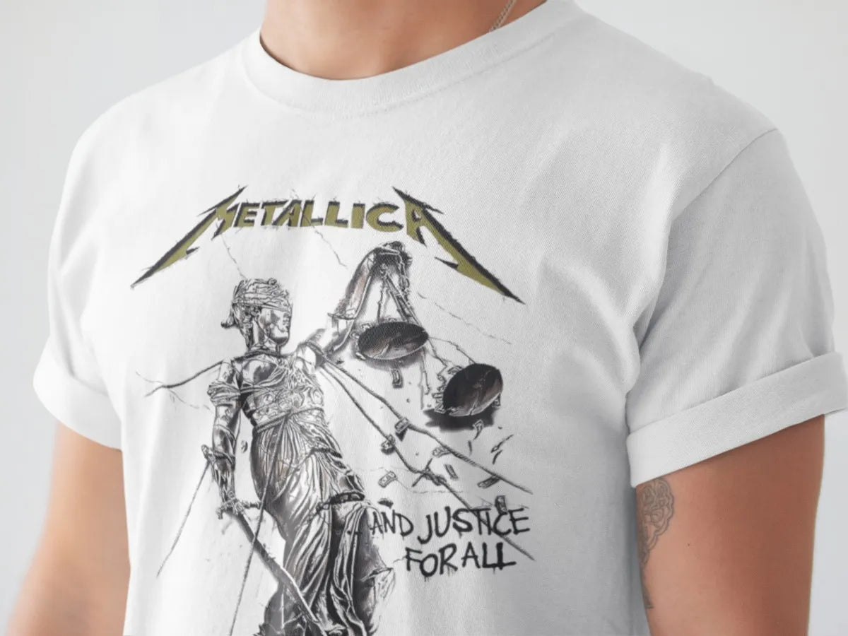 Playera Camiseta Metallica And Justice For All