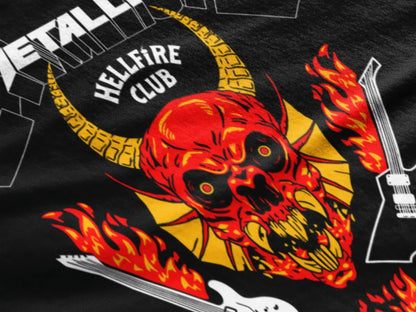 Playera Camiseta Metallica Hellfire Club Stranger Eddie