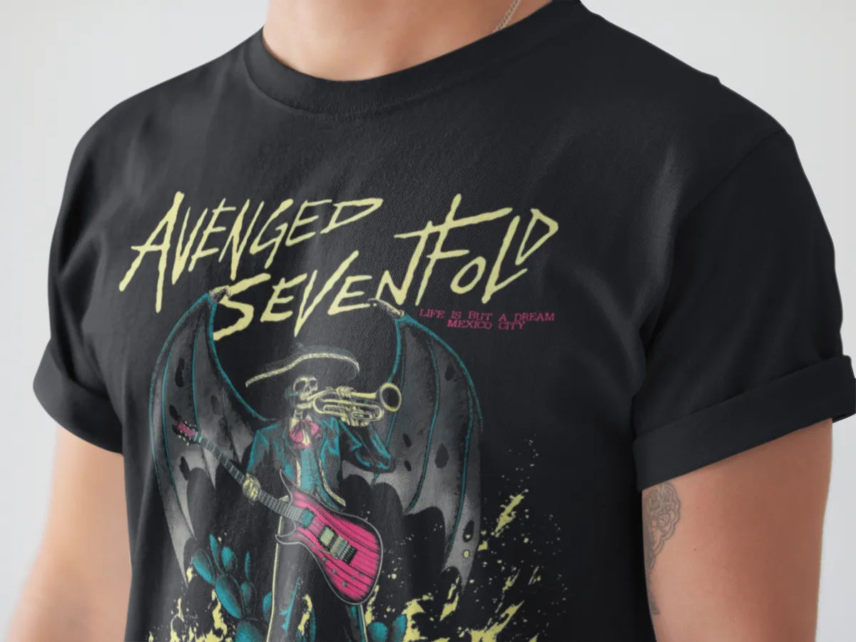 Playera Camiseta Avenged Sevenfold Concierto Mexico 2026
