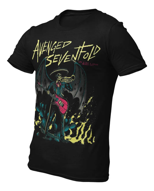 Playera Camiseta Avenged Sevenfold Concierto Mexico 2026