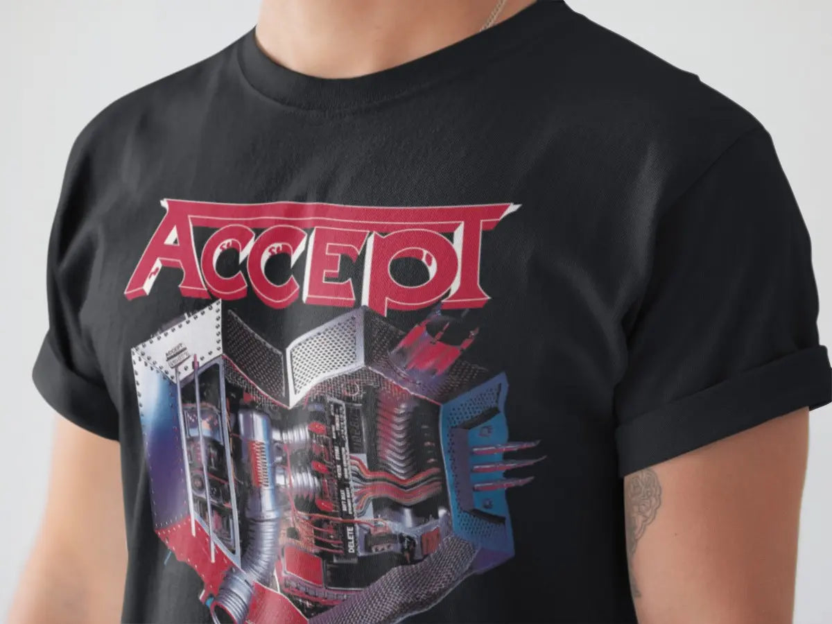 Playera Camiseta Accept Metal Heart