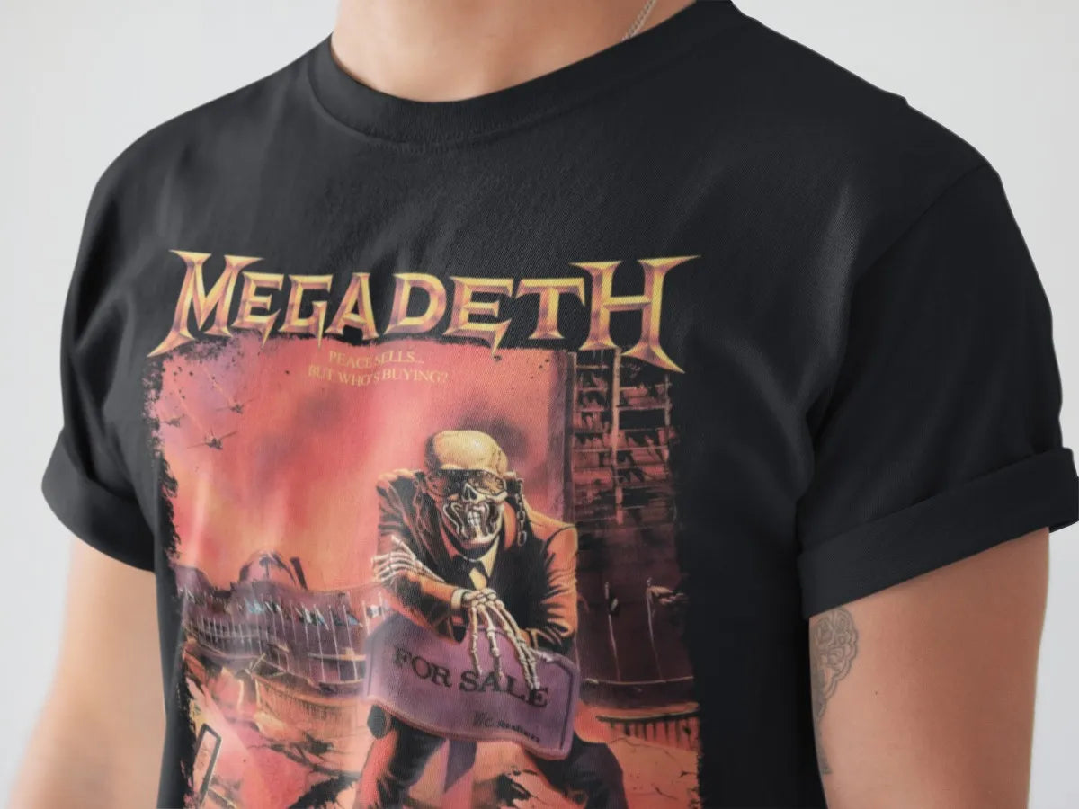 Playera Camiseta Megadeth Peace Sells But Whos Buying?