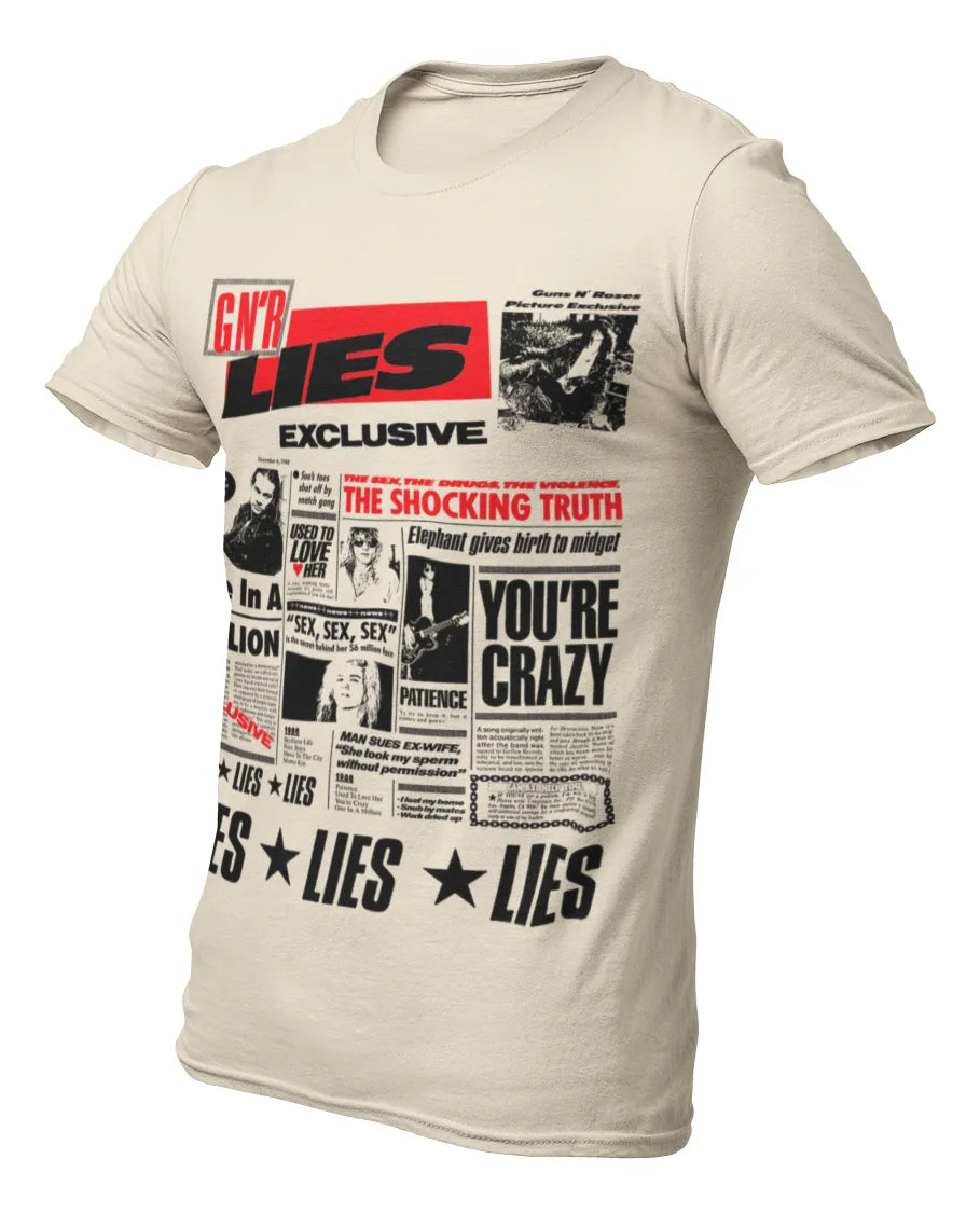 Playera Camiseta Guns N Roses Lies