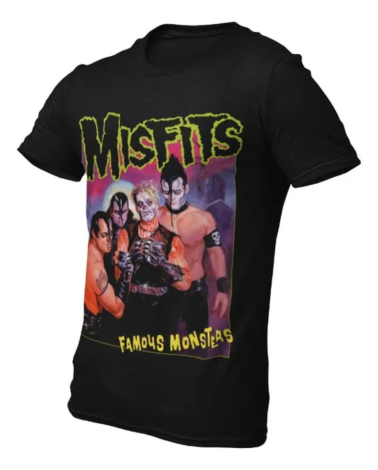 Playera Camiseta Misfits Famous Monsters