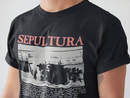 Playera Camiseta Sepultura Refuse and Resist 1994