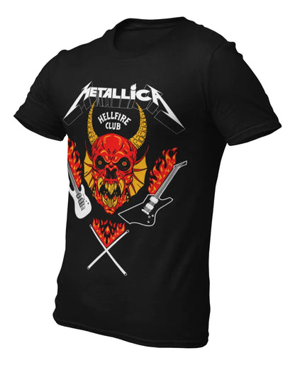 Playera Camiseta Metallica Hellfire Club Stranger Eddie