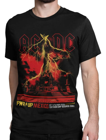 Playera Camiseta Ac Dc Power Up Tour Mexico