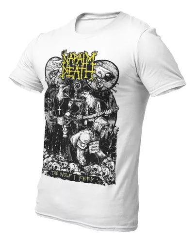 Playera Camiseta Napalm Death The Wolf I Feed