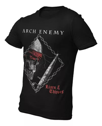 Playera Camiseta Arch Enemy Liars N Thieves