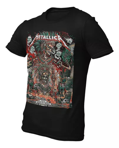 Playera Camiseta Metallica M72 Mexihkah Tlatoani