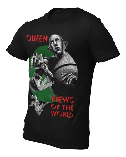 Playera Camiseta Queen News Of The World