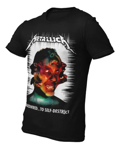 Playera Camiseta Metallica Hardwired To Self Destruct