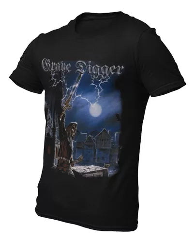 Playera Camiseta Grave Digger Excalibur