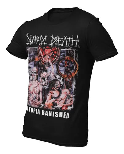Playera Camiseta Napalm Death Utopia Banished