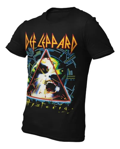 Playera Camiseta Def Leppard Hysteria