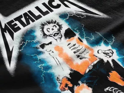 Playera Camiseta Metallica Ride The Lightning Retro