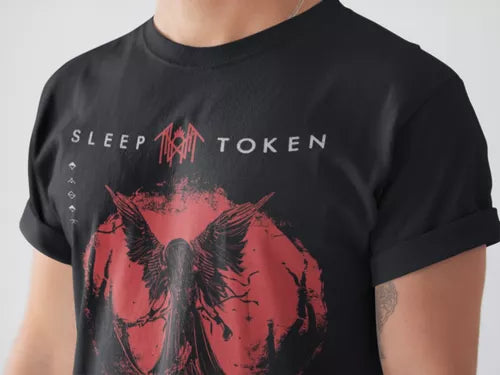 Playera Camiseta Sleep Token Red Reaper Angel