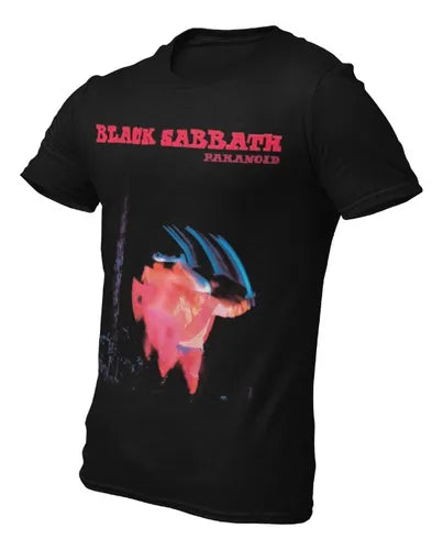 Playera Camiseta Black Sabbath Paranoid