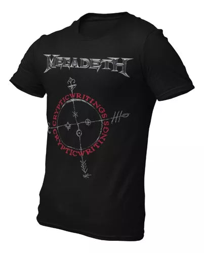 Playera Camiseta Megadeth Cryptic Writings