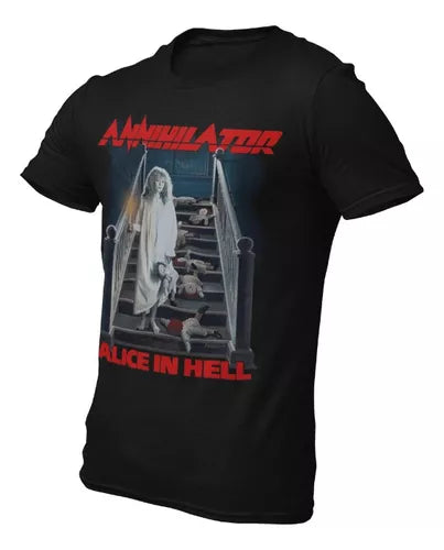 Playera Camiseta Annihilator Alice In Hell