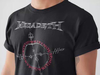 Playera Camiseta Megadeth Cryptic Writings