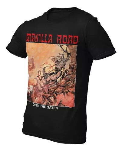 Playera Camiseta Manilla Road Open The Gates