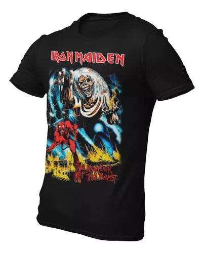 Playera Camiseta Iron Maiden The Number Of The Beast