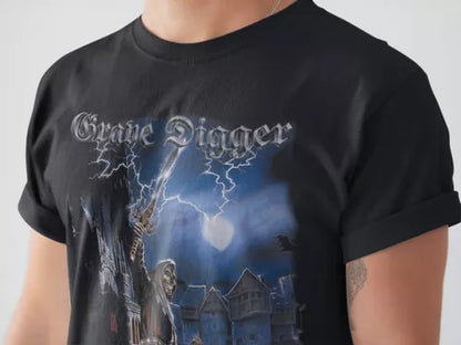 Playera Camiseta Grave Digger Excalibur